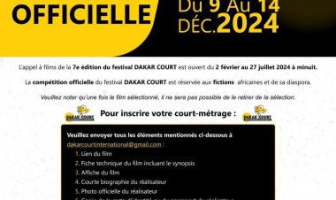 Appel à Films pour le Festival International du Court-Métrage de Dakar : Date Limite Imminente